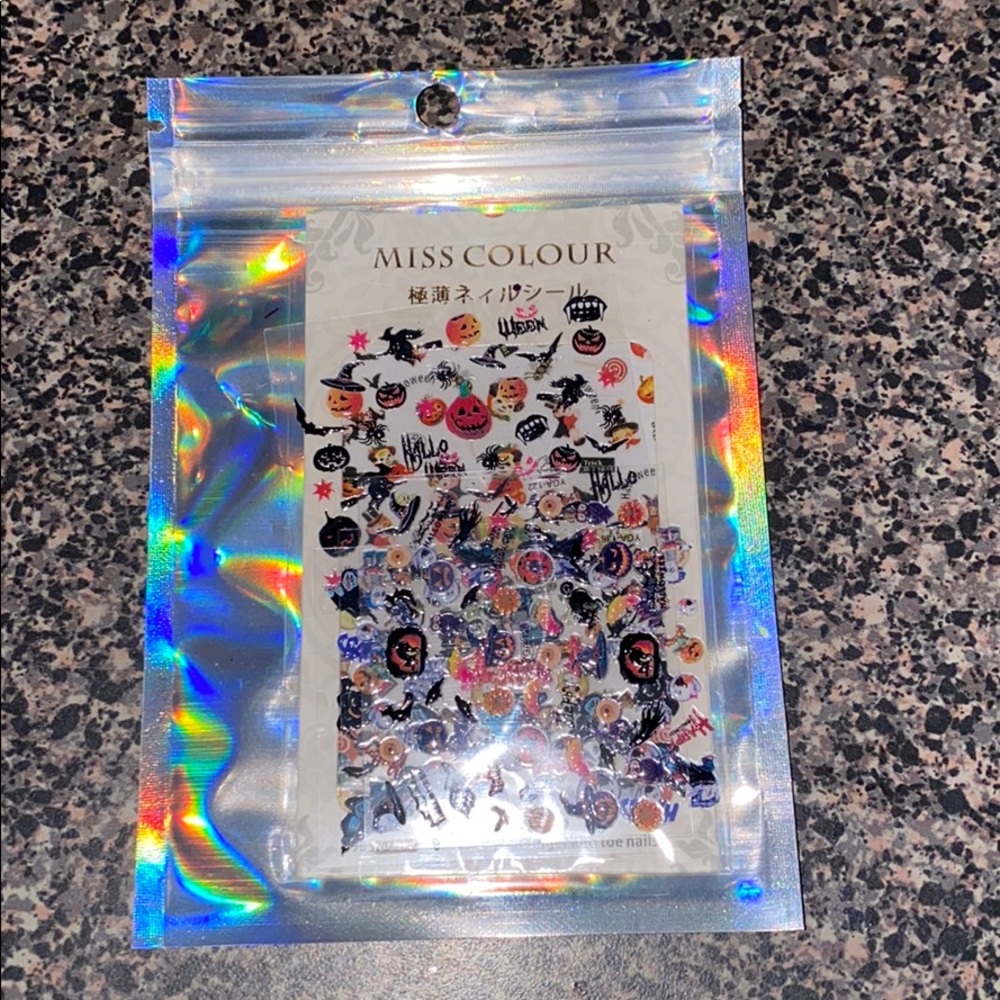 Halloween 🎃 Nail  decals super cute